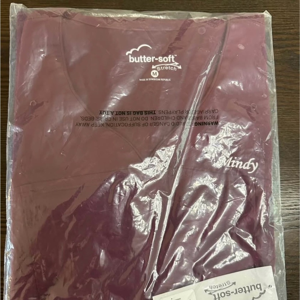 Butter-Soft Stretch Top in Deep Purple